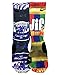 Custom Nike Elite Peanut Butter and Grape Jelly Socks Medium
