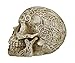 Private Label Celtic Owl Knotwork Human Skull Statue Pagan