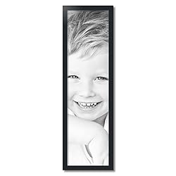 ArtToFrames 11x40 Inch Black Picture Frame, This