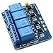 DZS Elec 2-Pack 5V 4-Channel Relay Module with Optocoupler Active Low Level Amplifier Trigger JD-VCC Relay Power VCC Power