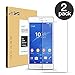 [2-Pack] aiMaKE Premium Tempered Glass Screen Protector for Sony Xperia Z3 - Transparent (0.33mm HD Ultra Clear)