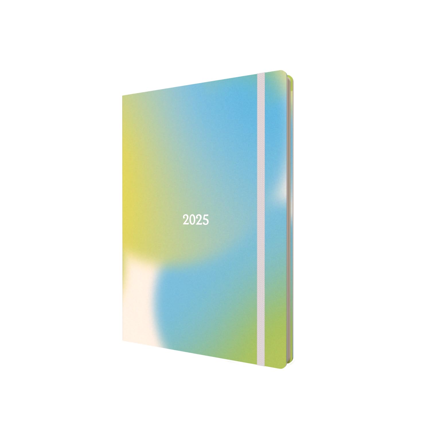 Collins Abstract Gradients 2025 Planner - A5 Week to View Diary - Blue - (E-AG153.60-25) - Stylish Weekly Eco Diary with Recycled Paper