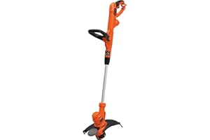 BLACK+DECKER String Trimmer Weed Wacker with Auto Feed Weed Eater, 6.5-Amp, 14-Inch (BESTA510)