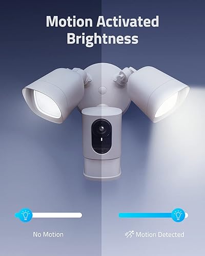 eufy Security Floodlight Cam E221, 2K Security Camera Outdoor