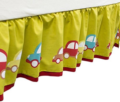 Hopscotch Car Theme Dust Ruffle by True Baby