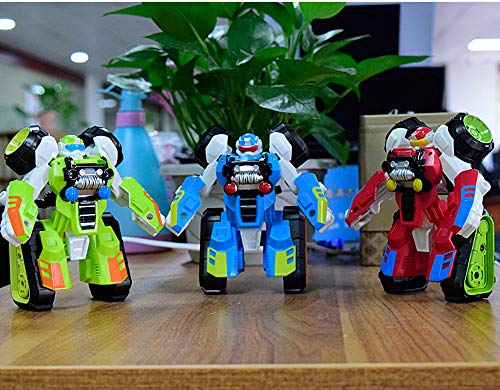 Robot Car Toy 2 in 1 Deformation Car for Kids Boys Playing Christmas Birthday Gifts Baby Toys ATV Robot Children New Creative Manual Deformation Robot Cartoon One-Step Variant Car Model