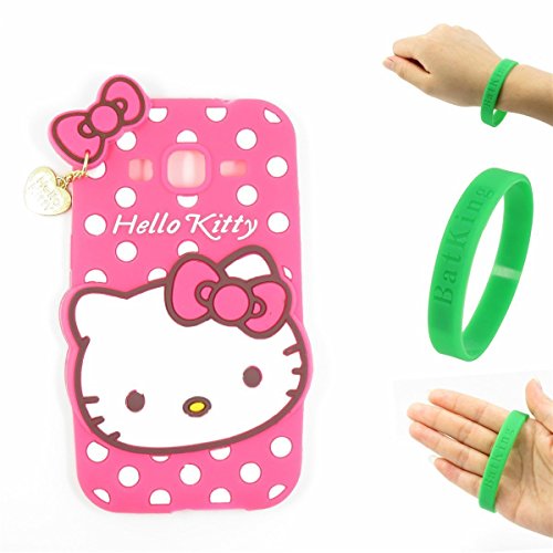 J7 2017 Case,J7 Perx Case,J7 Sky Pro Silicone Case,Bat King Cute Cartoon 3D Rose Lucky Fortune Cat with Cute Bow Tie Silicon Gel Case Cover for Samsung Galaxy J7 2017/J7 Perx/J7 Sky Pro