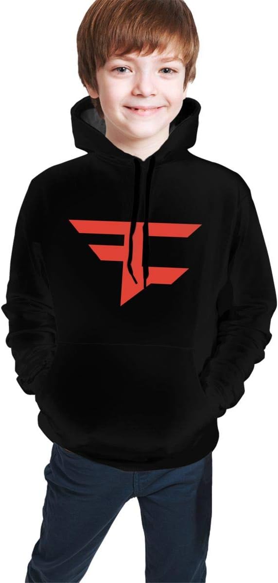 Teen Hoodies Faze Clan Logo Youth Boys Girls Long Sleeve Sweatshirts Pullover Hooded