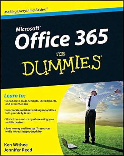 Office 365 For Dummies Withee Ken Reed Jennifer Amazon Com Books