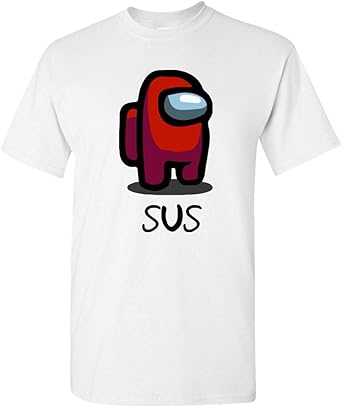 Amazon Com Impostor Among Game Red Is Sus T Shirt Clothing