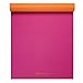 Gaiam Solid Two-Sided Yoga Mat, Fruit Punch, 3mm