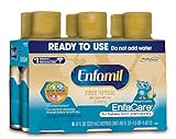 Enfamil EnfaCare Ready to Feed Premature Newborn Baby Formula Milk, 8 Fluid Ounce (24 count), Omega 3 DHA