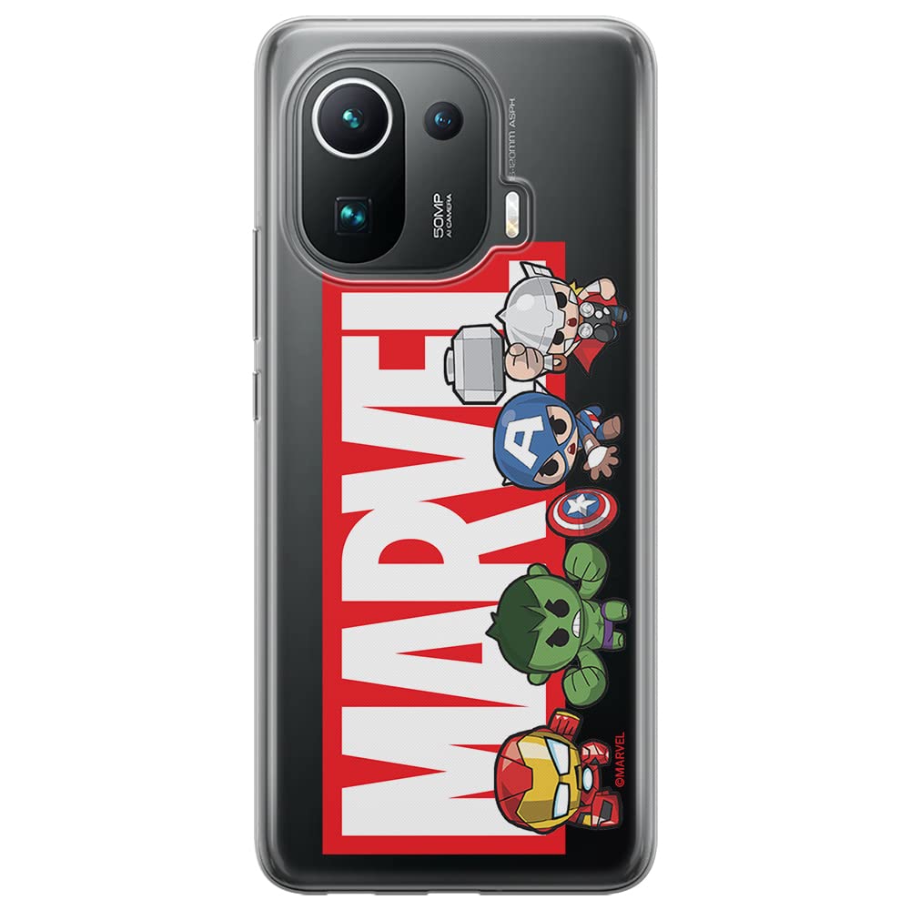 ERT GROUP mobile phone case for Xiaomi MI 11 PRO original and officially Licensed Marvel pattern 010 optimally adapted to the shape of the mobile phone, partially transparent