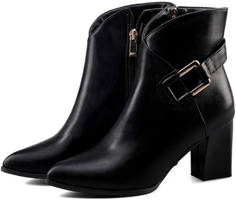 dressy short black boots