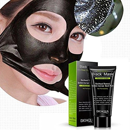 Blackhead Remover Mask, Mjun Peel Off Mask, Unisex Activated Natural Charcoal Black Mask Blackhead Peel Off Remover Deep Skin Clean Purifying Acne Mud Nose Face Mask (black)