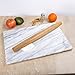 Creative Home Natural Solid Bamboo Tapered Rolling Pin French Rolling Pin Pastry Roller for baking Pizza Pie Pastry Dough, 1.8