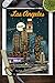 Los Angeles, California, Retro Skyline 47683 (9x12 Art Print, Wall Decor Travel Poster)