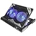 Gaming Laptop Cooler, iKross 2-in-1 Laptop Cooling Pad with 5 Adjustable tilt Level Stand and Dual LED 130mm Fans Suitable for Laptops up to 17.3-inch