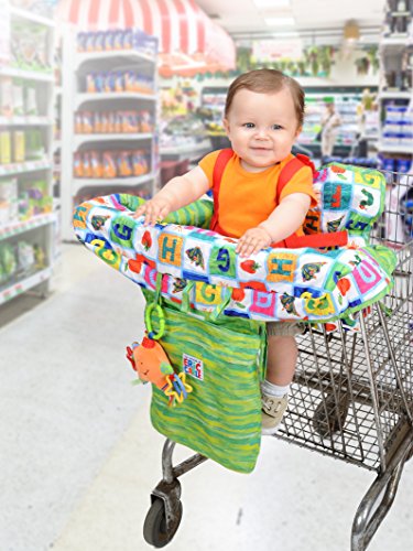 Eric Carle Very Hungry Caterpillar Alphabet Shopping Cart Cover