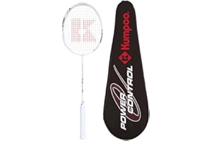 KUMPOO Professional Badminton Racket, Lightweight Badminton Racket, High Tension String Full Carbon Fiber Shaft Badminton Racket with Racket Cover Bag