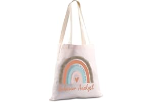 JXGZSO Funny Behavior Therapist Gift Behavior Analyst Make A Big Difference In A Small World Tote Bag