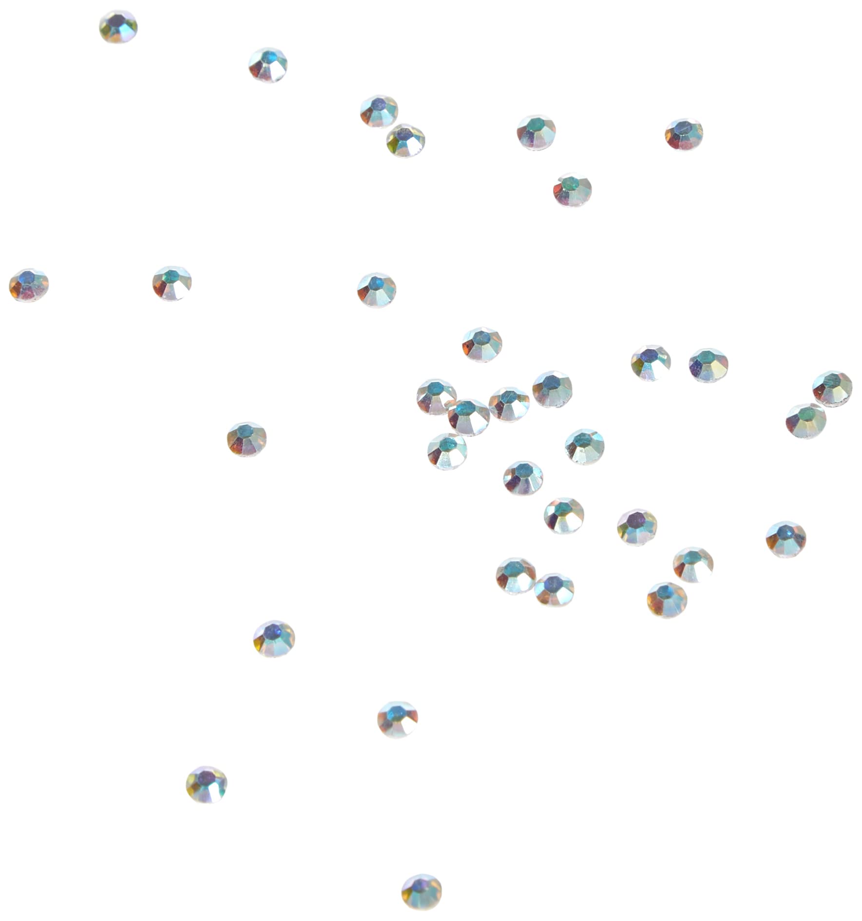 Darice Rhinestone Setter Hot-Fix Glass Stones 4mm 750/Pkg-Crystal AB, 4 mm