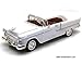 Motormax 1955 Chevy Bel Air Coupe 1/18 Diecast Model Car White