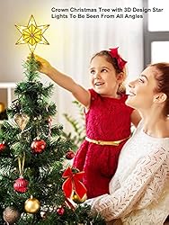 Christmas Decorations, Christmas Tree Topper Star