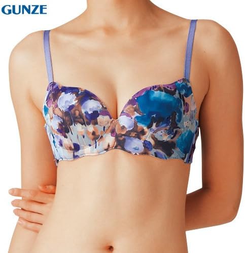Amazon グンゼ Gunze Tuche 3 4カップノンワイヤーブラジャー 3d Air Make ブラ Tb0109 T9 リュエルパープル M ブラジャー 通販