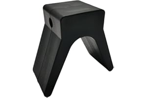 Haokixin V-Shape Boat Trailer Bow Stop, 2" Width 4" V-Span Rubber Bow y Block, V-Style Trailer Roller Rubber Stoppers for Boats, 1/2 inch Mounting Holes (Non Marking Polyurethane)