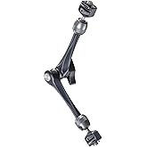 SMALLRIG 11" Rosette Magic Arm, Camera Monitor Mount, Articulating Arm with 1/4"-20 and 3/8"-16 Locating Screw for ARRI, Max Load Capacity 3kg Friction Arm, for Cameras, Monitors, LED Lights