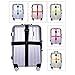 BlueCosto Long Cross Luggage Straps Suitcase Belts Travel Tags Accessories