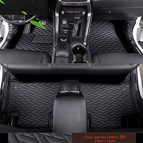 Loyal Defender Lexus NX200 NX300 NX200t 300h car floor mat carpet foot cushion detachable Wire loop full coverage protection (1 layger black)