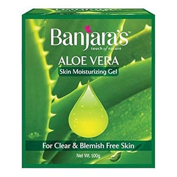 Banjara's Aloe Vera Skin Moisturizing gel 100gm (pack of 3)