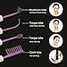 Darsonval Portable High Frequency Wand Facial Machine Violet Ray Argon Acne treatment Hair Body Purple Light Therapy Spa with 4 Electrode Device KLASVSA