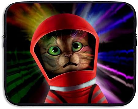 FSKDOM Laptop Sleeve Computer Ultrabook Case Funny Galaxy Space Firemen Cat Neoprene Computer Bag For All Computer Ultrabook/Lenovo Dell/MacBook Pro Etc For 13 Inch And 15 Inch
