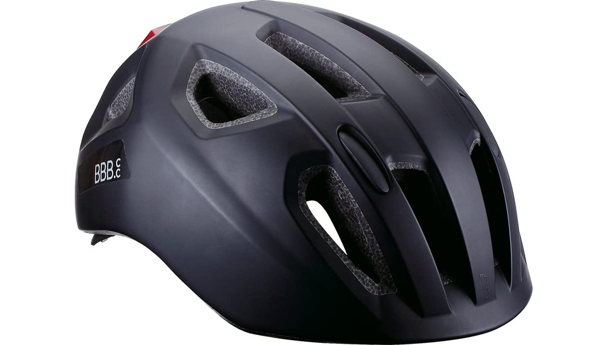 BBB Cycling Bike Helmet for Kids 5-12 years Boys and Girls Road and Urban Cycling Skateboard Inline Skating Scooter Matt Black M 52-58 cm Sonar BHE-171