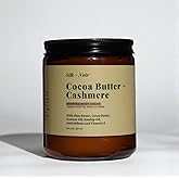 SILK + NOIR Whipped Body Cream | Moisturizing Body Cream For Glowing Skin | Hydrating, Non-Greasy Glow | Shea Butter, Cocoa Butter, Coconut Oil | Cocoa Butter + Cashmere, 8oz