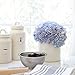 Butterfly Craze Blue Artificial Hydrangeas - Faux Silk Flowers for Wedding Bouquets, Flower Arrangements, Home and Office Decorations - 3 Stems per Bundle