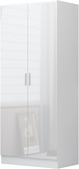 Reflect Modern Bedroom Furniture Set: Wardrobe, Tallboy, Bedside Table view 7