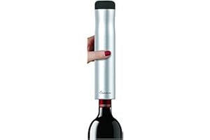 Rabbit Automatic Electric Corkscrew - Hands-Free Wine Opener with Integrated Foil Cutter, Rechargeable Cordless Electric Bott