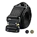 Fairwin Tactical Rigger's Belt, Military Style Webbing Riggers Nylon Web Belt with Heavy-Duty Quick-Release Metal Buckle and Triangular D-Ring