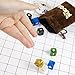 Wiz Dice - Fudge Dice GM Starter Set - Polyhedral Dice Set with a Dice Bag for Tabletop RPG Adventure Games - D6 Dice with Plus, Minus and Blank Faces for Fudge RPG Systems - Terrestrial - 20 ct