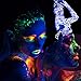 Ownest 6 Tubes UV Blacklight Glow Face & Body Paint Glow in The Dark Body Paint Face Paints -Safe, Washable and Non-Toxic,0.35 oz. Each Bottle