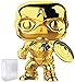 Marvel Studios 10th Anniversary - Captain America (Gold Chrome) Funko Pop! Vinyl Figure (Includes Compatible Pop Box Protector Case)