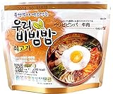 MRE Meals Ready to Eat 1 Pack of Bibimbap Korean Mixed Rice Bowl100g (3.53oz) 335 Kcal (Beef)