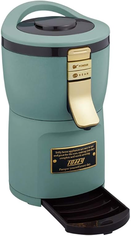 Amazon ラドンナ Toffy 全自動ミル付アロマコーヒーメーカー K Cm7 Sg オートミル付コーヒーメーカー ストレートグリーン Toffy コーヒーメーカー