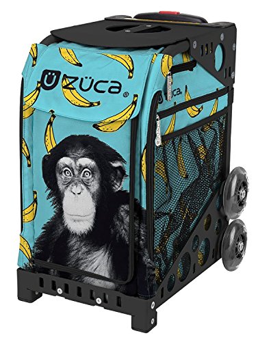 Zuca Monkey Business Sport Insert Bag with Sport Frame (Black) - Thumbnail 2