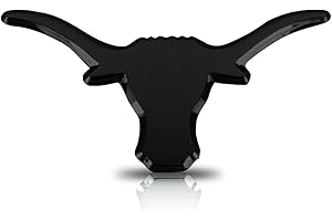 ELEKTROPLATE University of Texas Longhorn Black Car Emblem