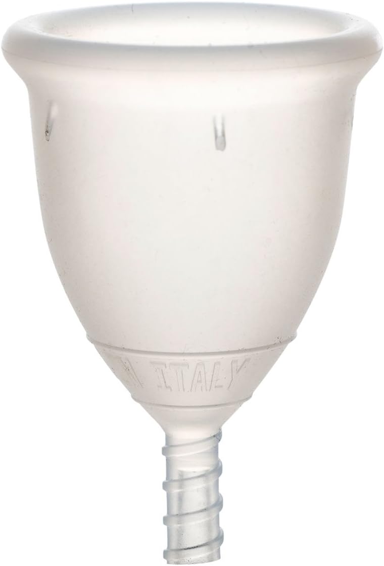 Eco-cup Menstrual Cup in Medical Silicone Made in Italy, Transparent, 1 unità (Confezione da 1) - Image 3